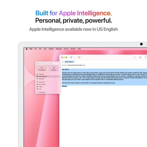 24-inch iMac with Retina 4.5K display: Apple M4 chip with 10‑core CPU and 10‑core GPU, 16GB, 512GB SSD - Pink [MWV53ZP/A]