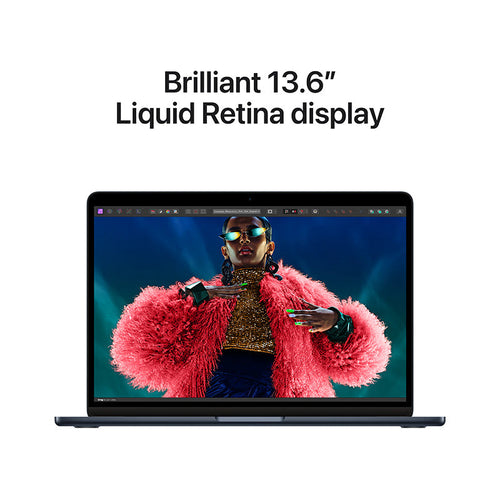 MacBook Air 13-inch Apple M3 chip with 8-core CPU and 10-core GPU, 16GB, 512GB - Midnight [MXCV3ZP/A]