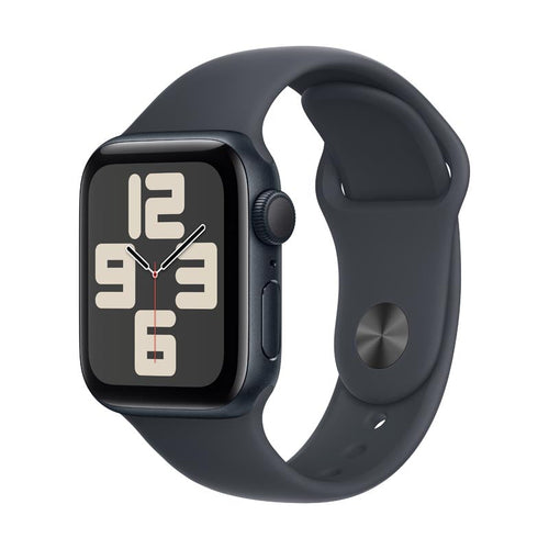 Apple Watch SE GPS 40mm Midnight Aluminium Case with Midnight Sport Band S/M