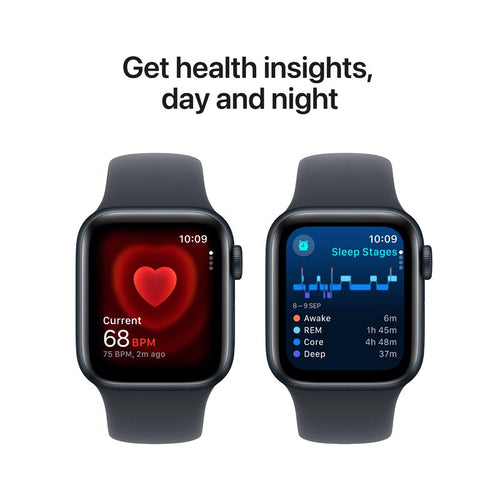 Apple Watch SE GPS 40mm Midnight Aluminium Case with Midnight Sport Band S/M