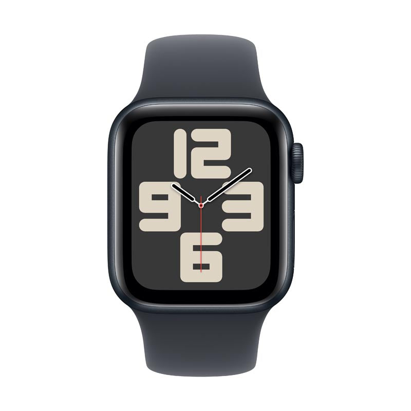 Apple Watch SE GPS 40mm Midnight Aluminium Case with Midnight Sport Band S/M