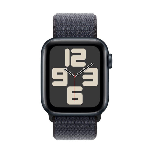 Apple Watch SE GPS 40mm Midnight Aluminium Case with Ink Sport Loop