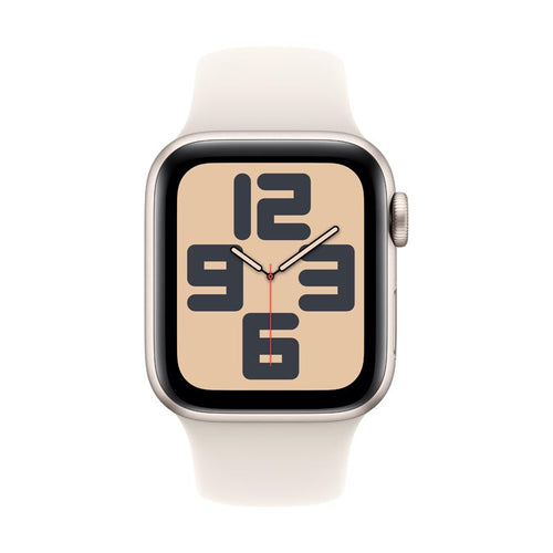 Apple Watch SE GPS 40mm Starlight Aluminium Case with Starlight Sport Band M/L