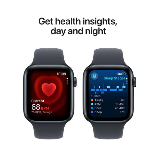 Apple Watch SE GPS 44mm Midnight Aluminium Case with Midnight Sport Band S/M