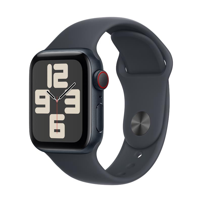 Apple Watch SE GPS + Cellular 40mm Midnight Aluminium Case with Midnight Sport Band M/L