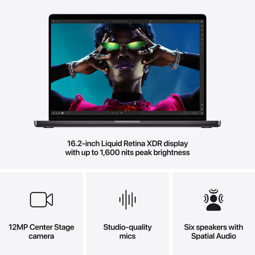 MacBook Pro 16-inch Apple M4 Max chip 16C/40GPU/48GB/1TB - Space Black [MX313ZP/A]