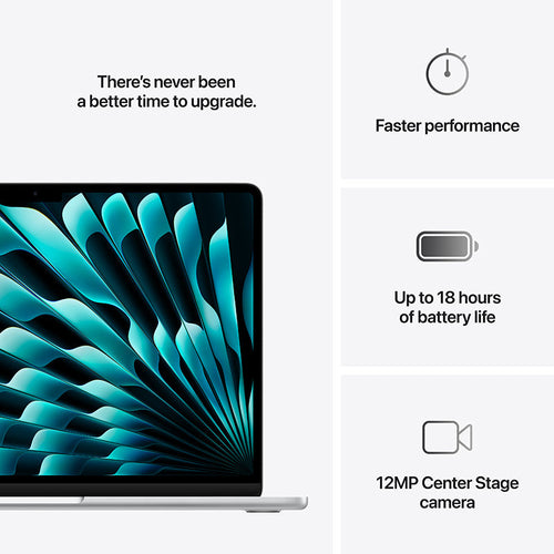 MacBook Air 13.6 M4 10C GPU/24GB/512GB - Silver [MC654ZP/A]