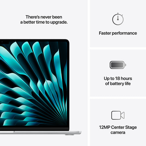 MacBook Air 15.3 M4 10C GPU/24GB/512GB - Silver [MC6J4ZP/A]