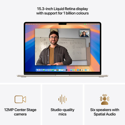 MacBook Air 15.3 M4 10C GPU/24GB/512GB - Starlight [MC6K4ZP/A]