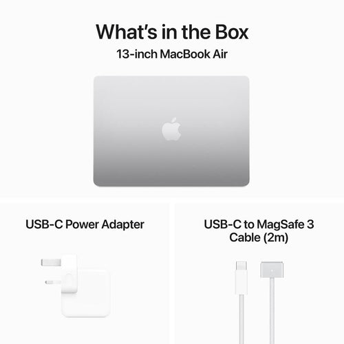 MacBook Air 13-inch Apple M3 chip 10CGPU/24GB/512GB - Silver [MC8N4ZP/A]