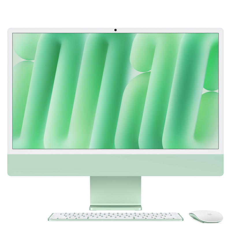 24-inch iMac with Retina 4.5K display: Apple M4 chip with 10‑core CPU and 10‑core GPU, 24GB, 512GB SSD - Green [MD2Q4ZP/A]