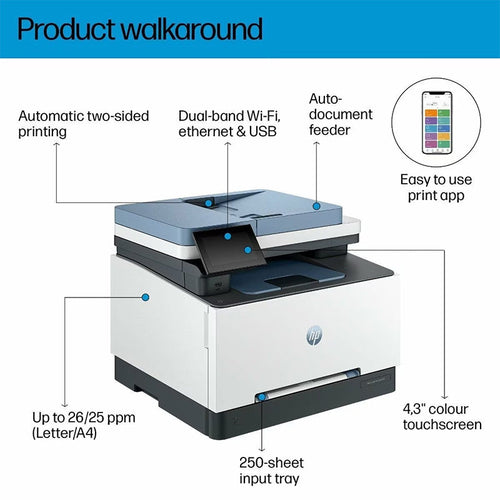 HP Color LaserJet Pro MFP 3303fdw Printer (499M8A)