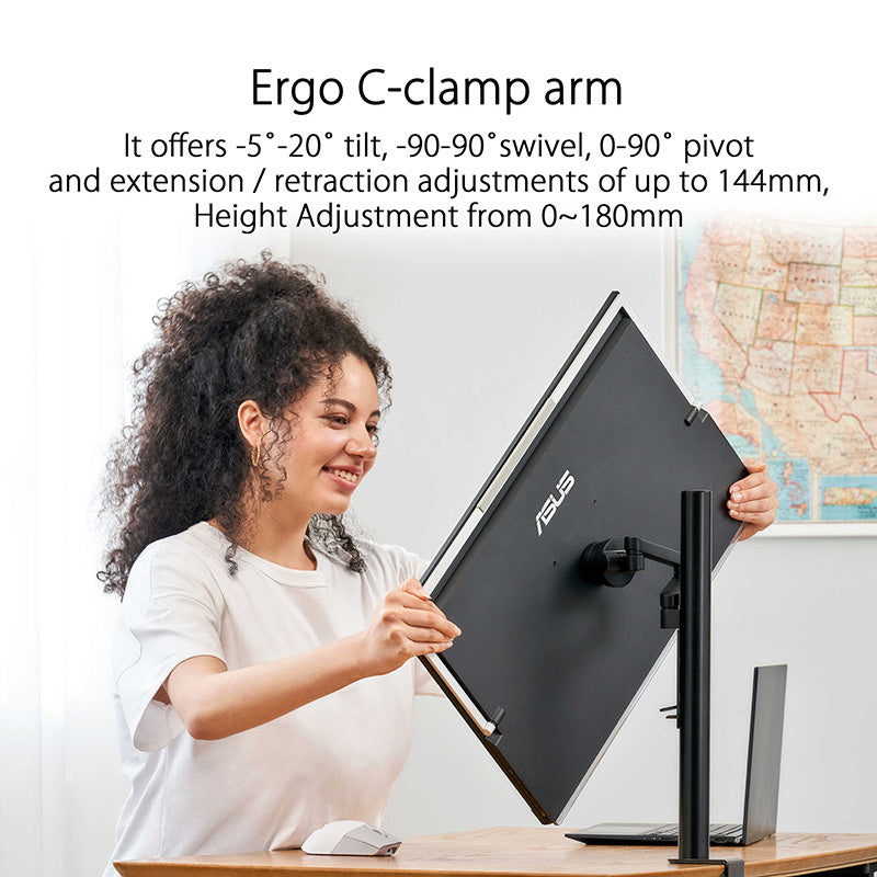 ASUS ZenScreen MB249C Portable Monitor – 23.8 FHD IPS USB-C