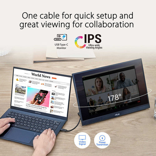 ASUS ZenScreen MB16QHG Portable Monitor - 16 WQXGA IPS 120Hz