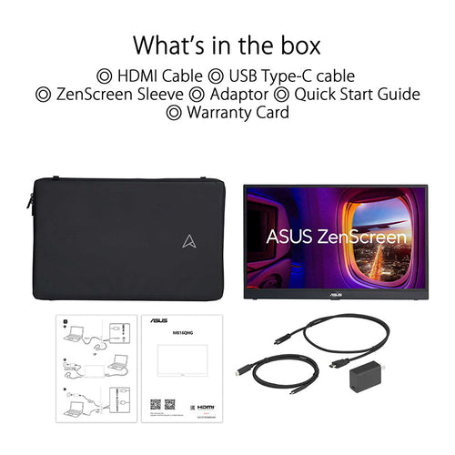 ASUS ZenScreen MB16QHG Portable Monitor - 16 WQXGA IPS 120Hz