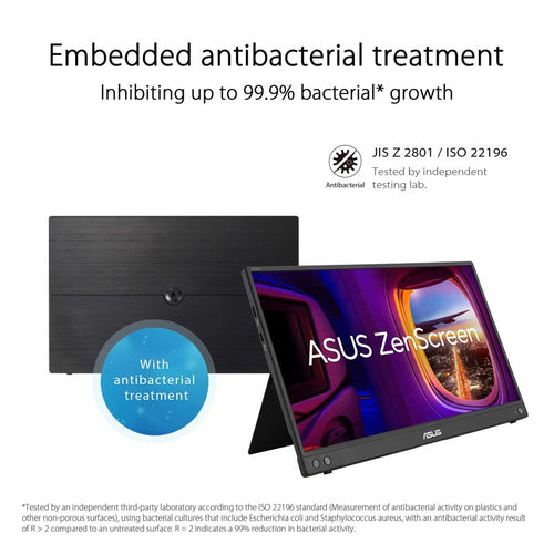 ASUS ZenScreen MB16AHV Portable Monitor - 15.6 FHD IPS USB-C Micro HDMI