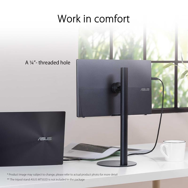 ASUS ZenScreen MB16AHV Portable Monitor - 15.6 FHD IPS USB-C Micro HDMI