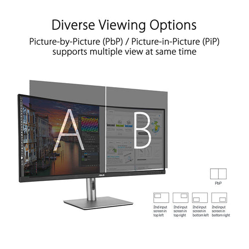 Asus ProArt Display PA34VCNV Professional Monitor - 34.1 WQHD IPS 100% sRGB Curved