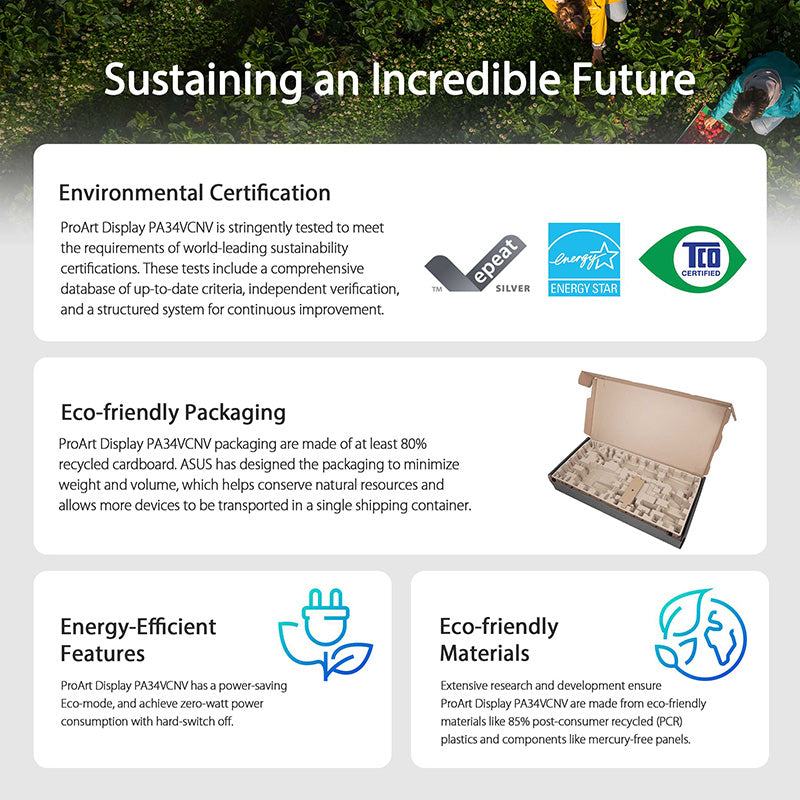 Asus ProArt Display PA34VCNV Professional Monitor - 34.1 WQHD IPS 100% sRGB Curved