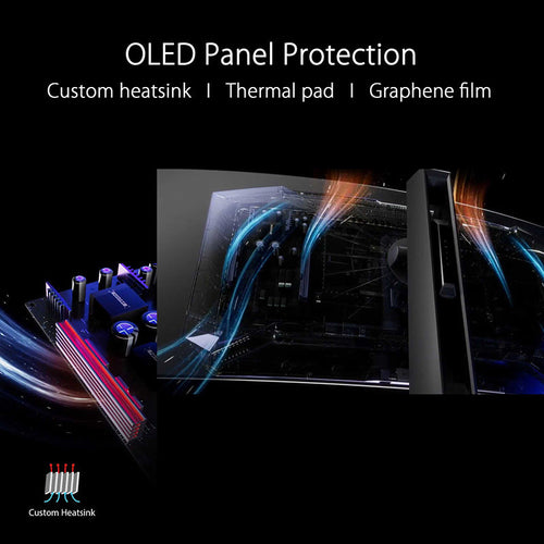 Asus ROG Swift PG49WCD Gaming Monitor - 49 DQHD QD-OLED 144Hz Curved
