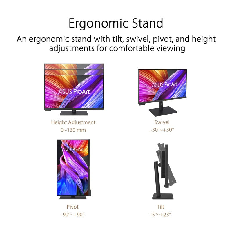 ASUS ProArt Display PA32UCXR Professional Monitor 32 UHD IPS 3W HeightA