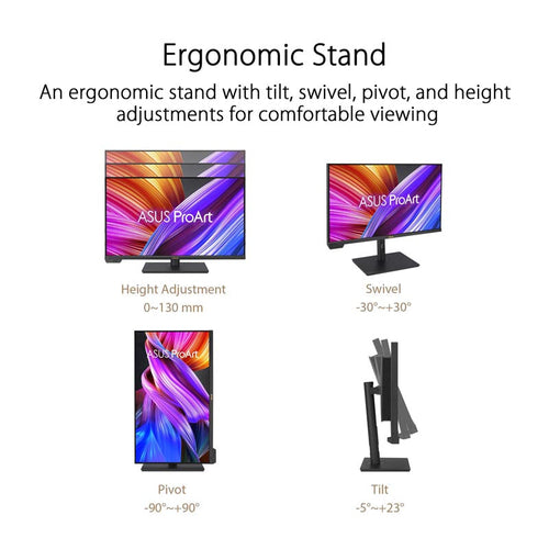 ASUS ProArt Display PA32UCXR Professional Monitor 32 UHD IPS 3W HeightA