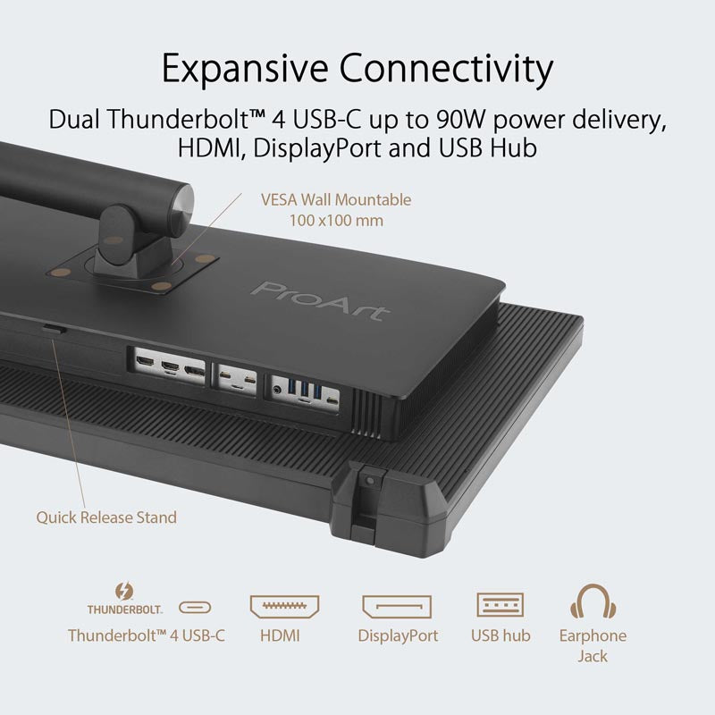 ASUS ProArt Display PA32UCXR Professional Monitor 32 UHD IPS 3W HeightA