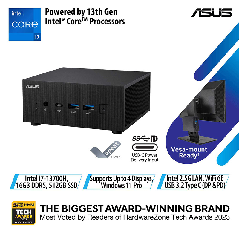 Asus PN64-E1-S7068AD i7-13700H 16G DDR5 512SSD