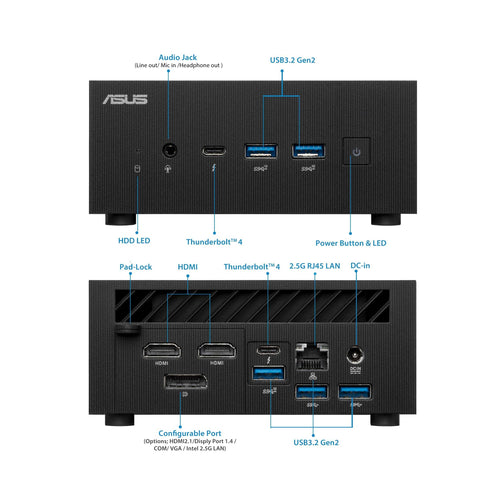 Asus PN64-E1-S7068AD i7-13700H 16G DDR5 512SSD