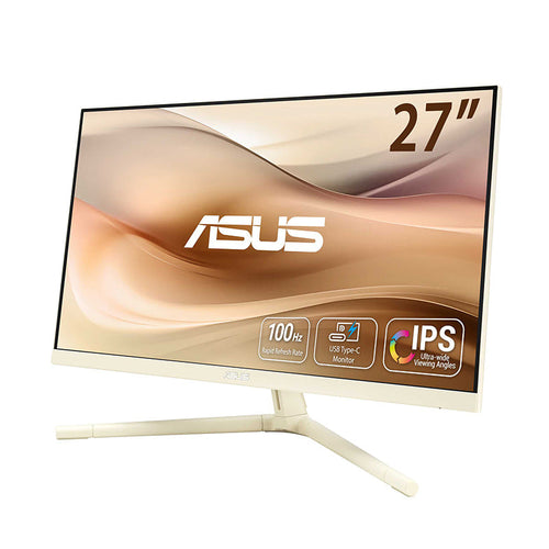 ASUS VU279CFE Eye Care Gaming Monitor - 27 FHD IPS 100Hz (Oat Milk)