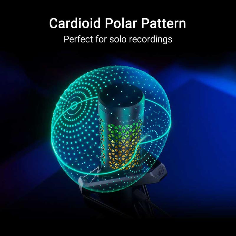 ASUS ROG Carnyx USB Gaming Cardioid Mic Black
