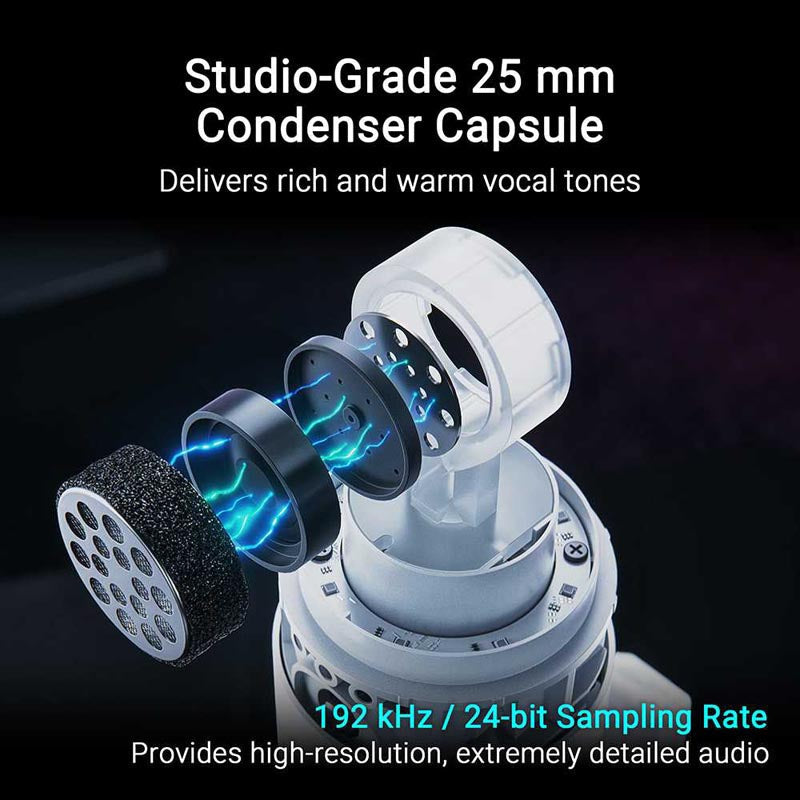 ASUS ROG Carnyx USB Gaming Cardioid Mic Black