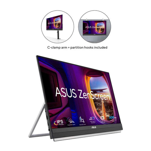 ASUS ZenScreen MB229CF Portable Monitor - 21.5 FHD IPS 100Hz PD60W USB-C