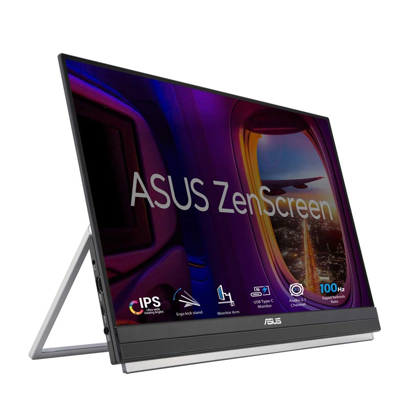 ASUS ZenScreen MB229CF Portable Monitor - 21.5 FHD IPS 100Hz PD60W USB-C