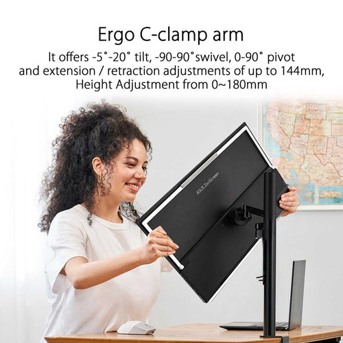 ASUS ZenScreen MB229CF Portable Monitor - 21.5 FHD IPS 100Hz PD60W USB-C