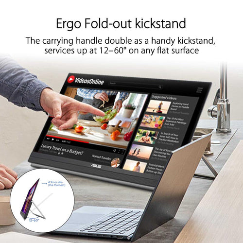 ASUS ZenScreen MB229CF Portable Monitor - 21.5 FHD IPS 100Hz PD60W USB-C