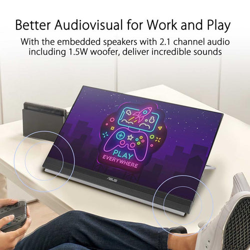 ASUS ZenScreen MB229CF Portable Monitor - 21.5 FHD IPS 100Hz PD60W USB-C