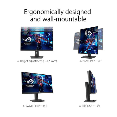 ASUS ROG Strix XG27ACS Gaming Monitor - 27 QHD Fast IPS 180Hz