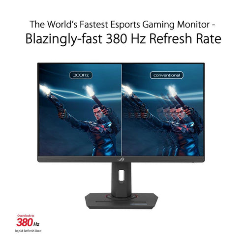 Asus ROG Strix XG259QNS 24.5-inch - FHD 380Hz Fast IPS Gaming Monitor