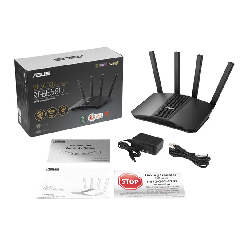 Asus RT-BE58U BE3600 Wi-Fi 7 Dual Band Router