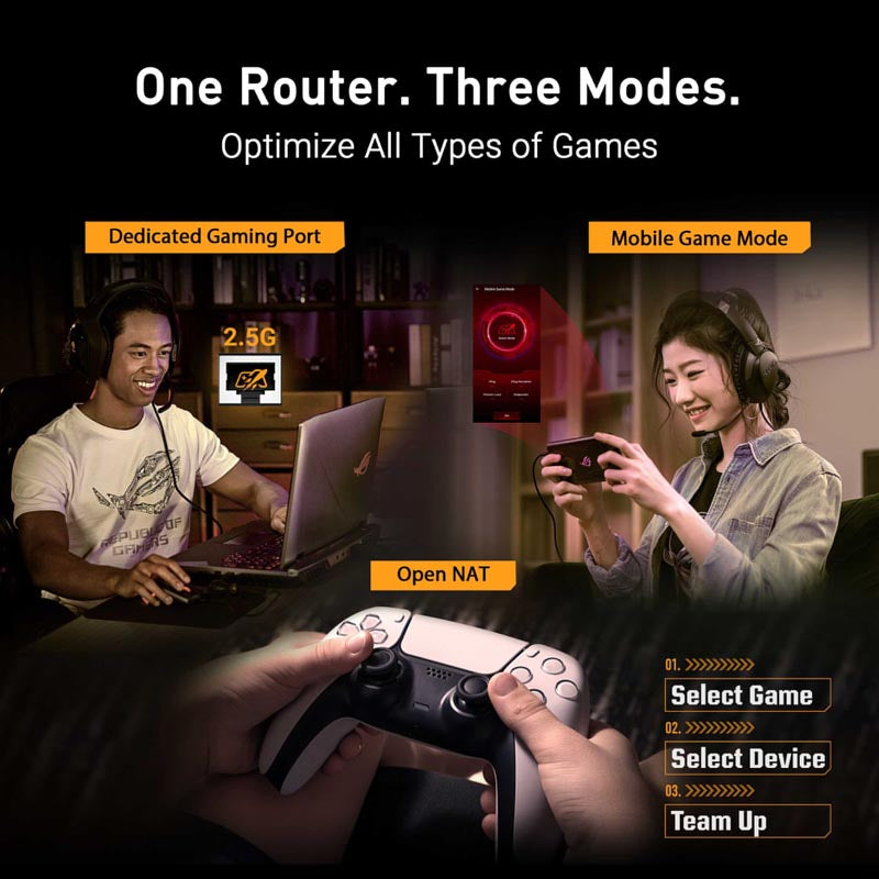 Asus TUF-BE6500 Wi-Fi 7 Dual Band Router