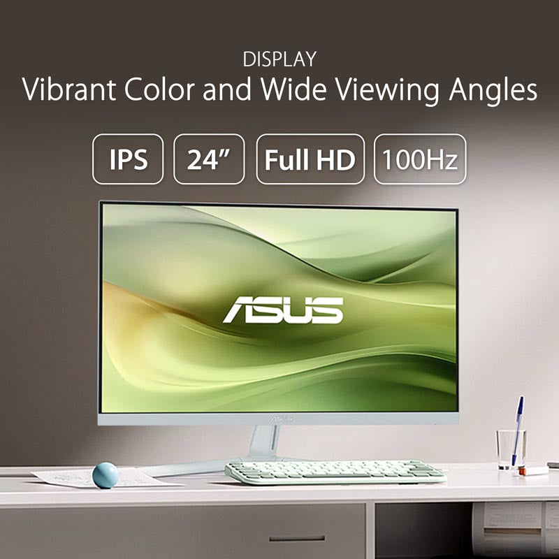 ASUS VU249CFE-G Eye Care Gaming Monitor - 23.8 FHD IPS 100Hz