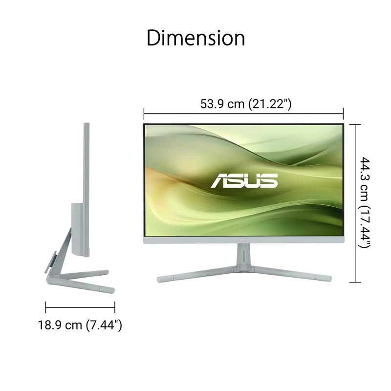 ASUS VU249CFE-G Eye Care Gaming Monitor - 23.8 FHD IPS 100Hz