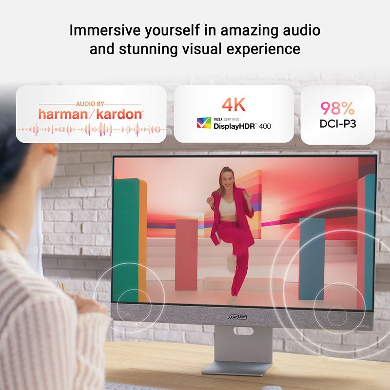 ASUS ZenScreen Smart MS32UC - 32 UHD IPS HDR400 Smart Monitor