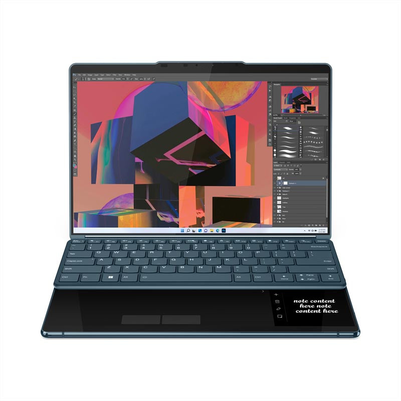 Lenovo Yoga Book 9 83FF0005SB - Ultra 7 155U, 32GB RAM, 1TB SSD, 13.3-inch OLED, AI Notebook