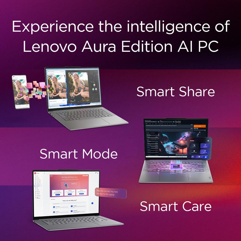 Lenovo Yoga Slim 7 15ILL9 83HM000RSB - Ultra 7 258V, 32GB RAM, 1TB SSD, 15.3-inch Touch, (Aura Edition) AI Notebook