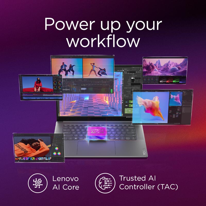 Lenovo Yoga Slim 7 15ILL9 83HM000RSB - Ultra 7 258V, 32GB RAM, 1TB SSD, 15.3-inch Touch, (Aura Edition) AI Notebook