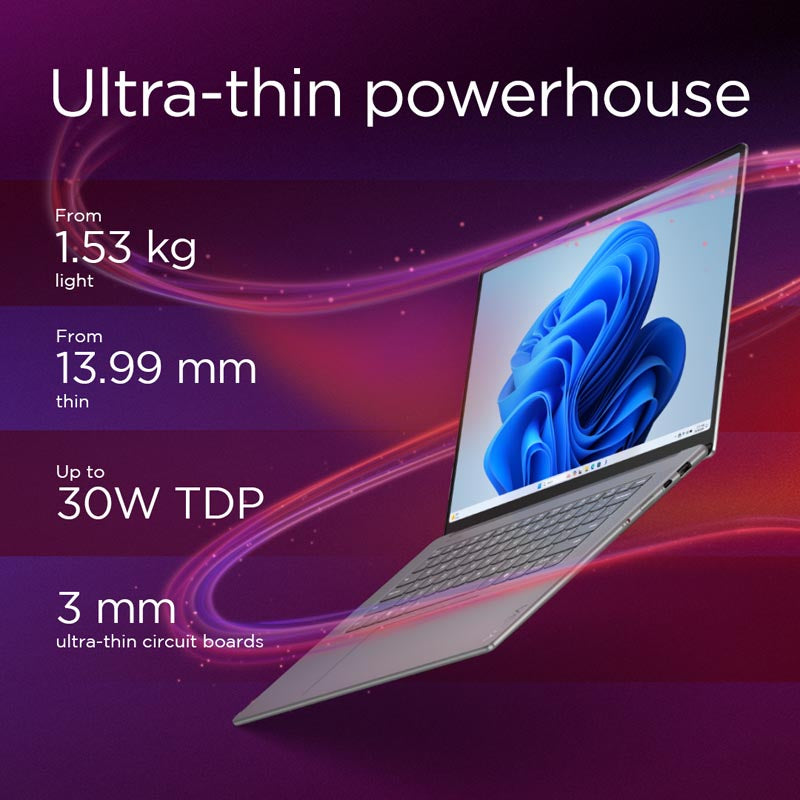 Lenovo Yoga Slim 7 15ILL9 83HM000RSB - Ultra 7 258V, 32GB RAM, 1TB SSD, 15.3-inch Touch, (Aura Edition) AI Notebook