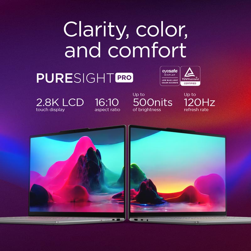 Lenovo Yoga Slim 7 15ILL9 83HM000RSB - Ultra 7 258V, 32GB RAM, 1TB SSD, 15.3-inch Touch, (Aura Edition) AI Notebook