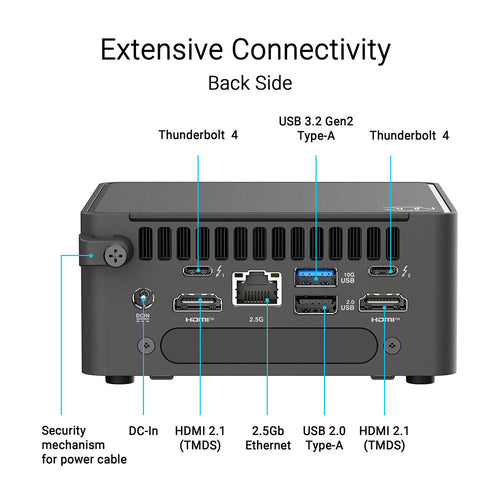ASUS NUC 15 Pro Tall 90AS00K1-M00190 - C7-240H 16GB 512GB